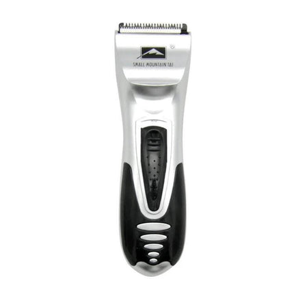 Electric Hair Shaver For Men And Children, Home Grooming Silver - compact stainless steel blade shaver in silver ABS body for quiet family touch-ups