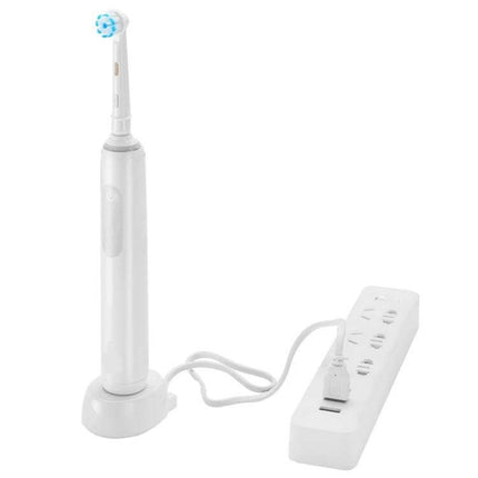 Electric Toothbrush Charging Cradle Replacement For Oral-B on white electric toothbrush with power strip, spare charger for travel and home use