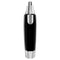 Electrical Nose Hair Trimmer Battery Powered for Easy Grooming - Compact black AA battery nose hair trimmer with 360-degree rotating blade, travel-sized