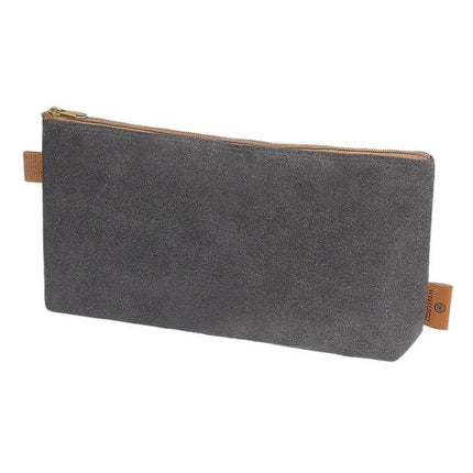 Electrician Repair Tool Carrying Bag Khaki For Small Hand Tools - compact waxed Oxford cloth pouch 17x11.5x4cm with zippered closure