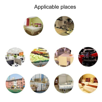 Electromagnetic Wave Mosquito Repeller For Home Use US Plug showing applicable places like bedroom kitchen office shop hospital and more