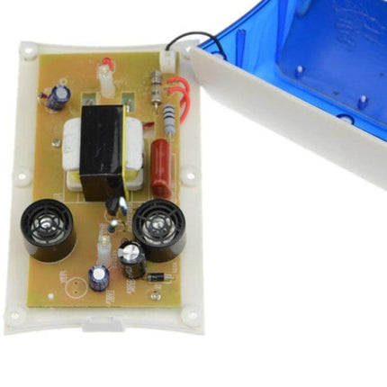 Electromagnetic Wave Mosquito Repeller For Home Use US Plug internal circuit board showing ABS housing and components