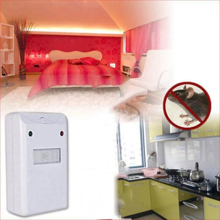 Electronic Pest Repellent EU Plug Ideal for Homes Everyday Use - non-toxic electrical pest deterrent for kitchens, bedrooms and basements
