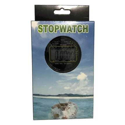 Electronic Stopwatch for Sports Training Waterproof compact 3-key ABS stopwatch in packaging for track gym and outdoor use