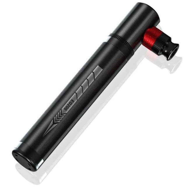 ENLEE Portable Bicycle Hand Pump for Schrader and Presta Valves compact aluminum alloy pump with CNC grip and one-piece Schrader/Presta converter