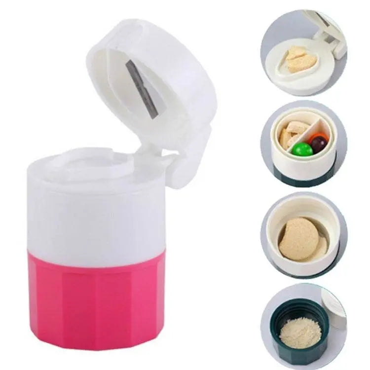 Environmental Protection Multifunctional Circular Pill Box for Easy Medication Organization