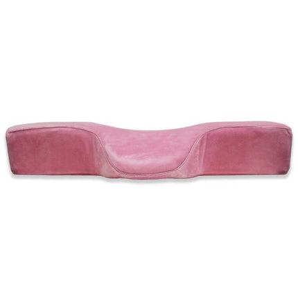 Eyelash Pillow Memory Foam 60x34x12 cm For Neck Support in pink crystal velvet ergonomic arc for cervical support on bed or sofa