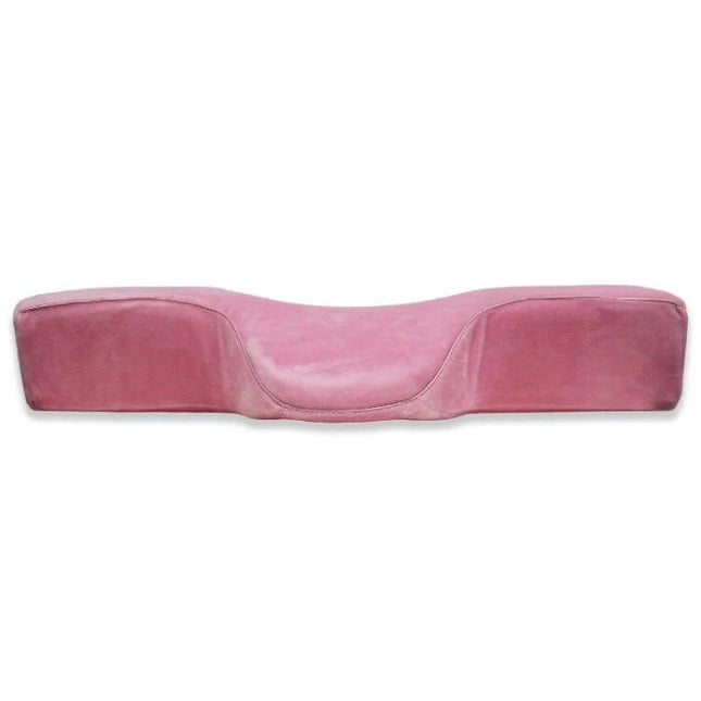 Eyelash Pillow Memory Foam 60x34x12 cm For Neck Support in pink crystal velvet ergonomic arc for cervical support on bed or sofa