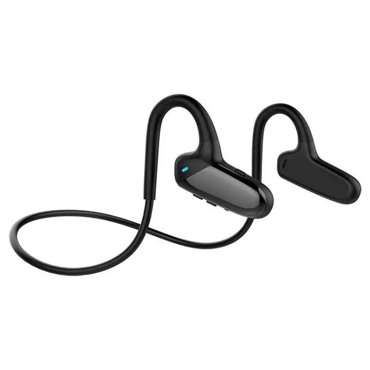 F808 Bluetooth 5.0 Waterproof Bone Conduction Earphones Black Blue