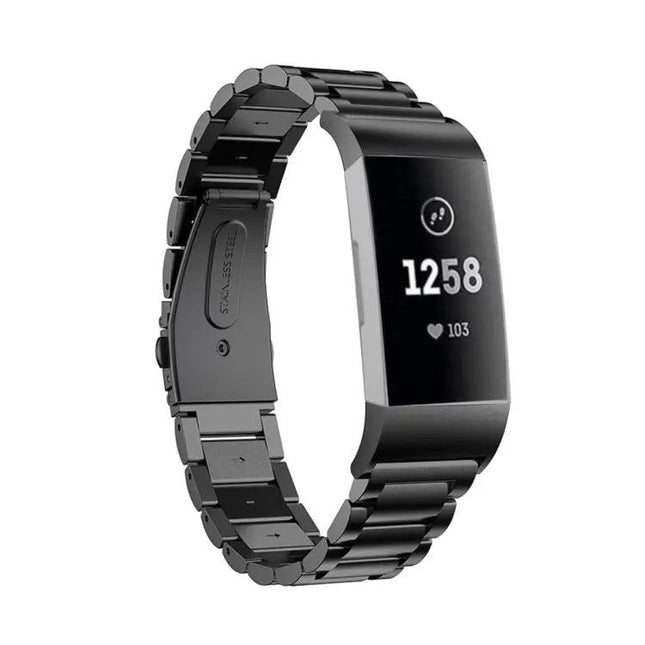 Stainless Steel Watch Band For Fitbit Charge 4 12mm