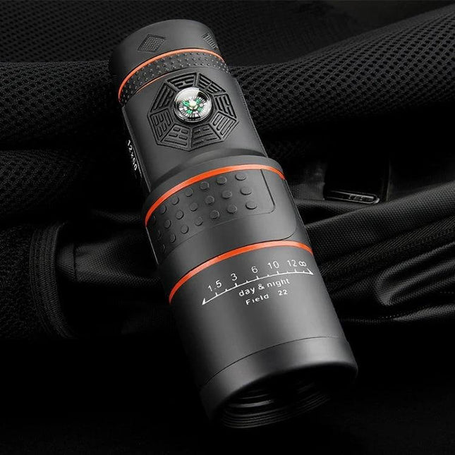 FEIRSH Night Vision Monocular For Everyday Use At Home And Outdoors compact 12x 50mm metal body with eco rubber for low-light observation