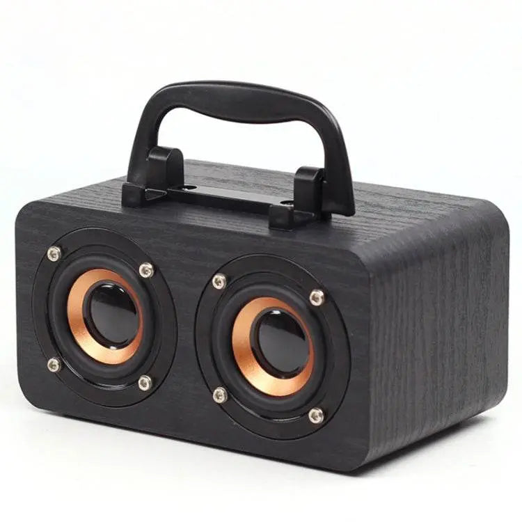 FT-4002 Wooden Wireless Bluetooth Retro Subwoofer Speakers