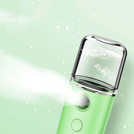 Facial Hydration Instrument USB Humidifier White For Daily Use - compact USB facial mist device white, 30ml reservoir, portable skin hydration