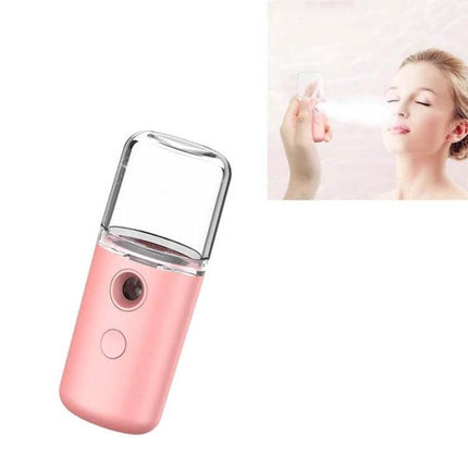 Facial Hydration Instrument USB Humidifier White For Daily Use - compact USB 30ml cold mist facial sprayer for travel and office
