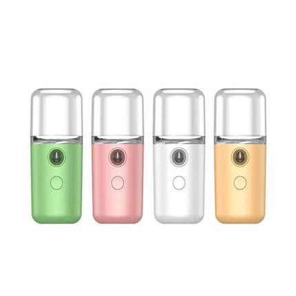 Facial Hydration Instrument USB Humidifier White For Daily Use - compact 30ml USB cold mist facial sprayer white, travel and office hydration