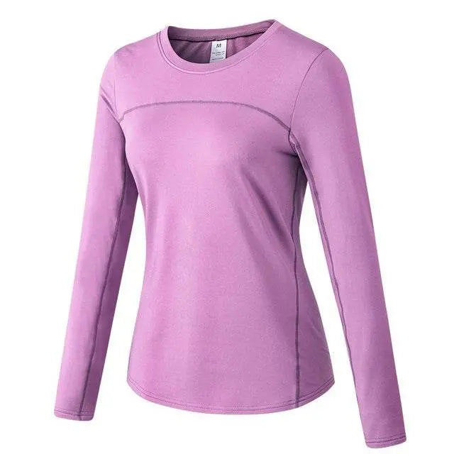 Fall And Winter Plus Velvet Quick-Drying Yoga Shirt Ladies 