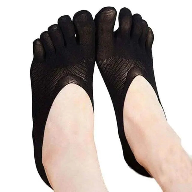 Female Socks Five Toe Sock Slippers Invisibility Crew Socks