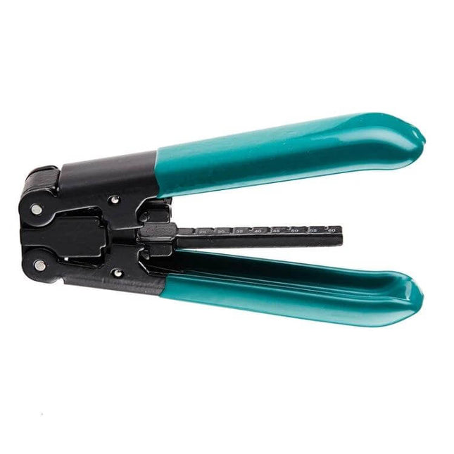 Fiber Optic Stripping Tool For FTTH Cable 2 In 1 Design compact rugged stripper for jacket and fixed-length stripping