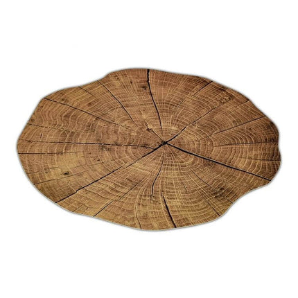 Firlar Wood Lotus Shaped Table Mats, 2-Pack for Tea Cups and Bowls wooden lotus-shaped 38cm table mat protecting surfaces and decor