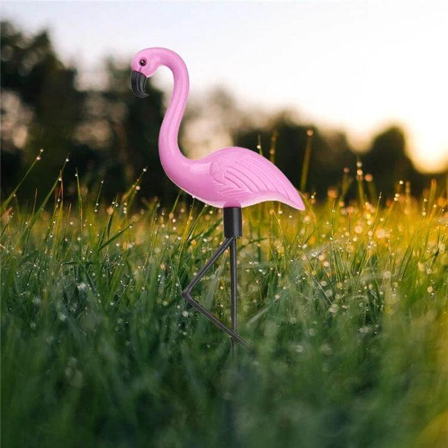 Flamingo Solar Lawn Light Waterproof for Garden Path trio pink flamingo solar LED lamp brightening garden path patio yard IP45 waterproof