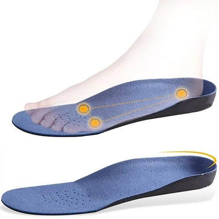 Flatfoot Orthotics Insoles With Arch Support All Sizes Available – contoured EVA arch support and heel cup for flat feet, plantar fasciitis, overpronation