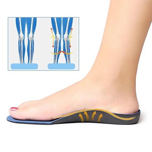 Flatfoot Orthotics Insoles With Arch Support All Sizes Available - slim profile contoured arch support for flat feet and overpronation