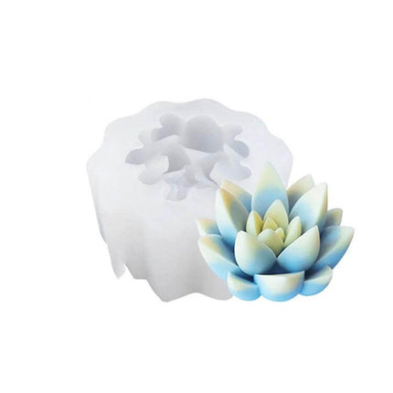 Fleshy 3D Silicone Mold For Soap And Candles Aromatherapy - food-grade non-stick silicone lotus soap and candle mold for DIY aromatherapy projects