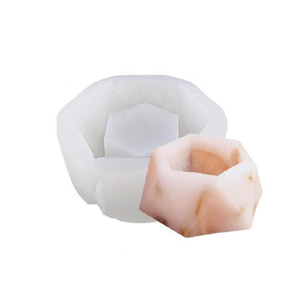 Fleshy 3D Silicone Mold For Soap And Candles Aromatherapy - food-grade non-stick geometric soap and candle mold set for DIY crafts