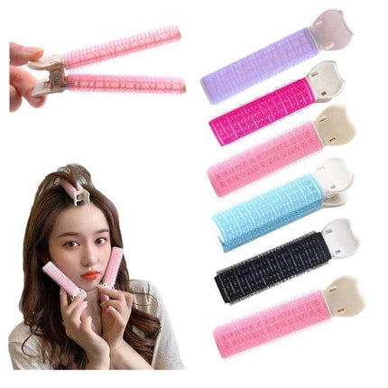 Fluffy Hair Clips For Volumizing Roots — pastel no-heat root-lifting clips with hollow ABS body and long teeth for secure, natural crown volume