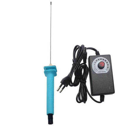 Foam Board Cutting Pen 15cm Easy To Use For Everyday Craft Projects - Blue handheld cutter with power control unit