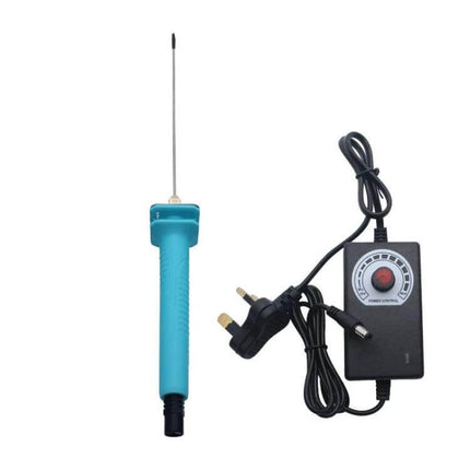 Foam Board Cutting Pen 15cm Easy To Use For Everyday Craft Projects handheld blue solder-like cutter with adjustable power adapter