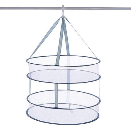 Foldable Clothes Drying Rack With Net 61 x 76cm For Sweaters hanging 3-tier mesh dryer for flat-drying sweaters and small garments