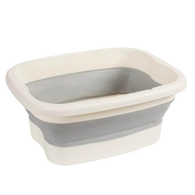 Foldable Foot Bath Bucket 15L For Easy Home Soak And Massage compact collapsible foot soak tub with acupressure dots and 15L capacity