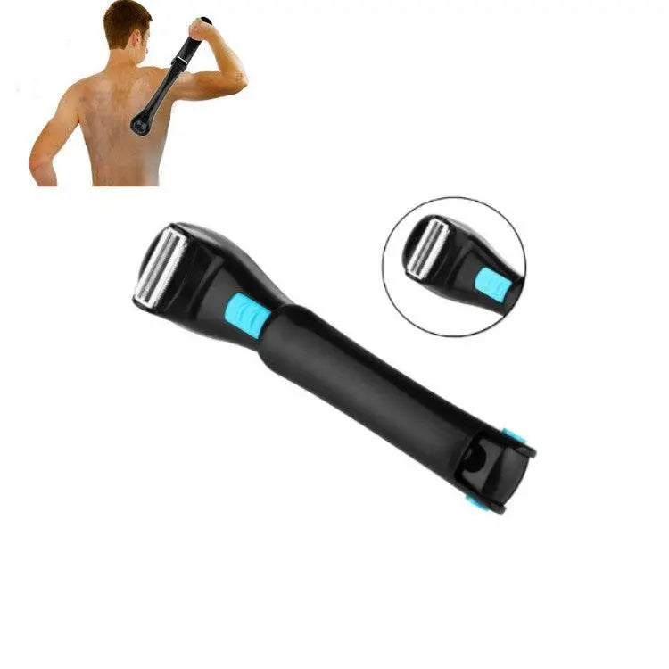 Foldable Long Handle Electric Shaver on Back for Easy Use 