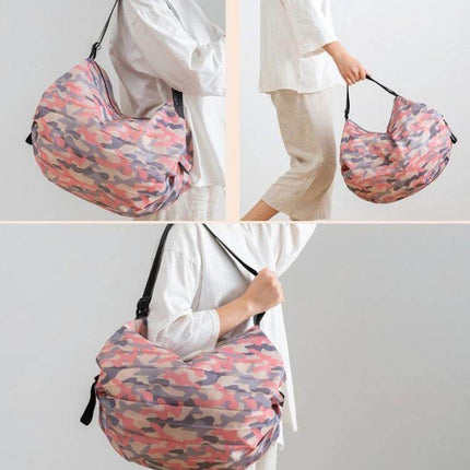 Foldable Travel Shopping Bag For Everyday Errands Navy - Lightweight foldable navy tote for groceries and travel