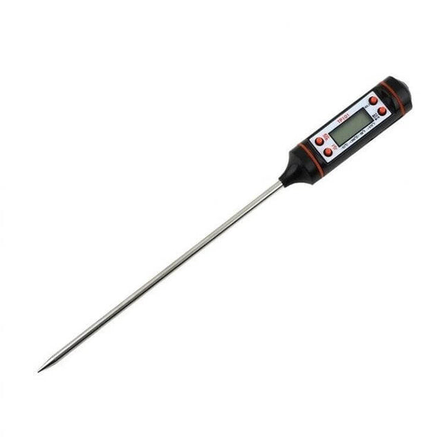 Food Pen Type Thermometer For Grilling And Baking With Digital Display - stainless steel probe, pocket digital readout for grilling, baking, candy making