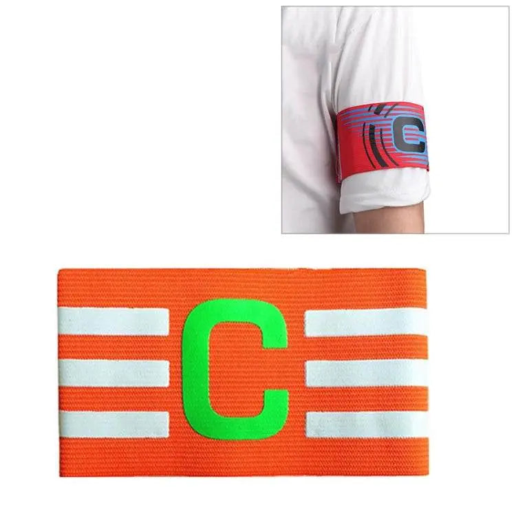 Football Team Captains Armband Pasteable Armband Blue Red Green Gray Orange