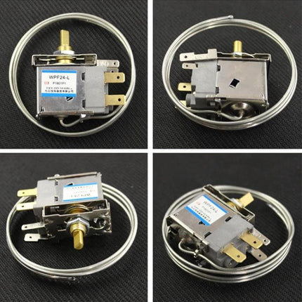 Freezer Thermostat Controller For Home Refrigerator replacement 425B7HH200977 metal capillary thermostat 250V 4A 50/60Hz -1 to -9°C input