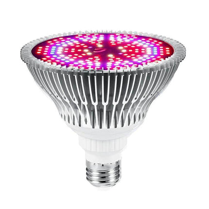 Full Spectrum Indoor Plant Growth Light For Home Garden Use LED bulb with aluminum heat sink and pink/red/blue diodes for seedlings and houseplants