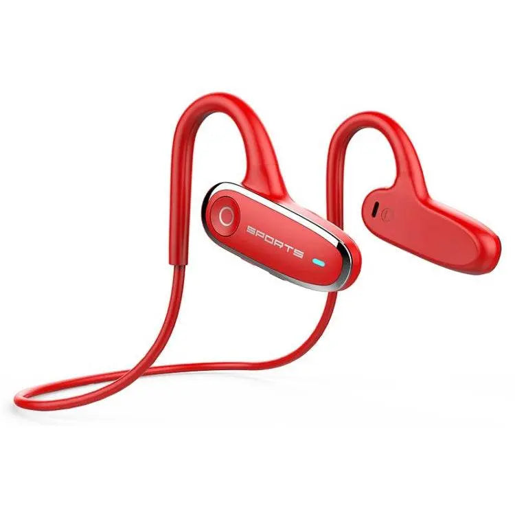 G68 Bone Conduction Bluetooth 5.0 Sports Earphone Black Red