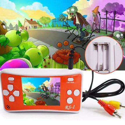 Portable Retro Handheld Game Console with Built-in Classic Games slim 2.5-inch color display for travel and TV connection