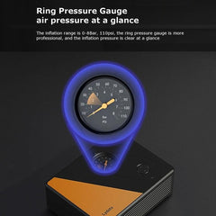 Xiaomi Youpin Lydsto Portable Tire Inflator with Pressure Gauge for Cars