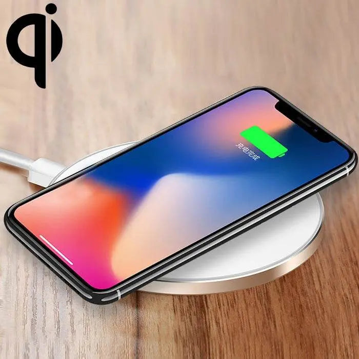 GY-68 Ultra-Thin Aluminum Alloy Wireless Fast Charger Pad