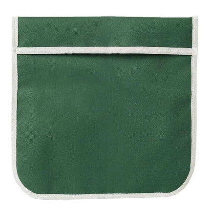 Gardening Bench Cart Tool Storage Bag Blue White Stripe - compact green and white-trimmed waterproof 600D Oxford tool pouch for bench cart or shed