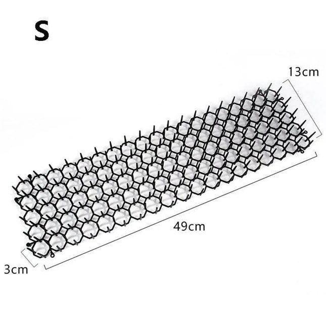 Garden Flower Anti Cat Net For Garden Use Size S 49x13 cm lightweight plastic mesh protector for flower beds seedlings and potted plants