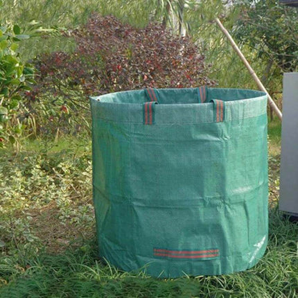 Garden Waste Bag Green For Yard Leaves And Debris Outdoor Use – 132 gallon PP 150GSM heavy-duty reusable yard leaf and debris collection bag