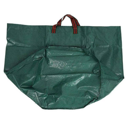 Garden Waste Bag Green For Yard Leaves And Debris Outdoor Use – 132‑gallon PP 150GSM heavy duty leaf and debris collection bag with reinforced handles