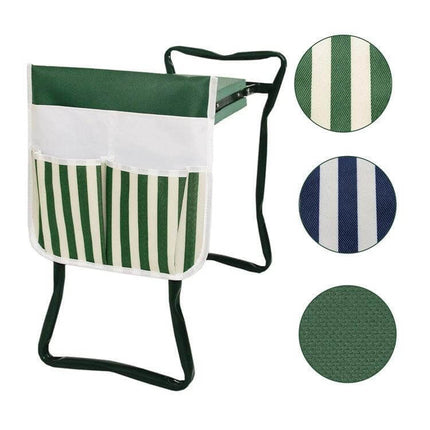 Gardening Bench Cart Tool Storage Bag Blue White Stripe waterproof 600D Oxford cloth tool bag on bench cart with pockets