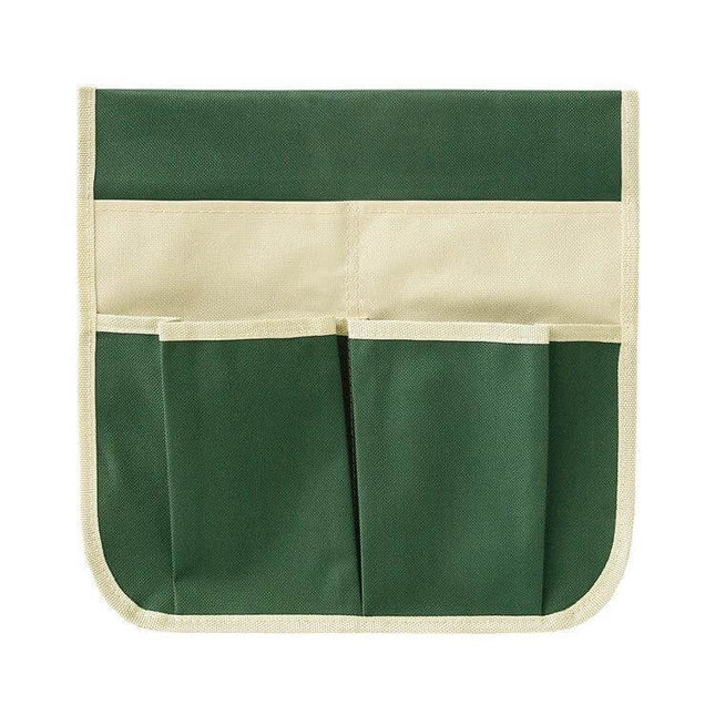 Gardening Bench Cart Tool Storage Bag Blue White Stripe - waterproof 600D Oxford cloth tool pouch for trowels shears gloves on bench cart
