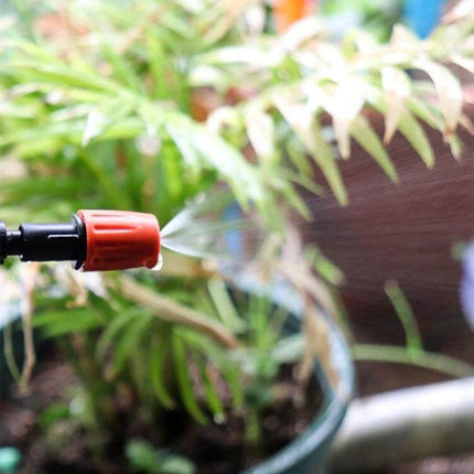 Gardening Drip Irrigation Accessories Orange Spray Head misting potted plants for even watering and efficient micro-spray
